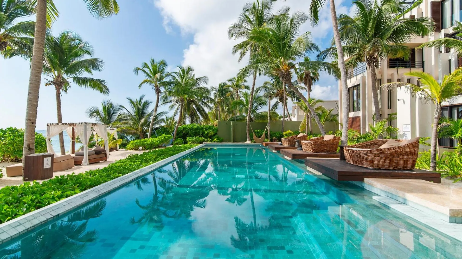 Beach Front Luxury Condo In Tulum